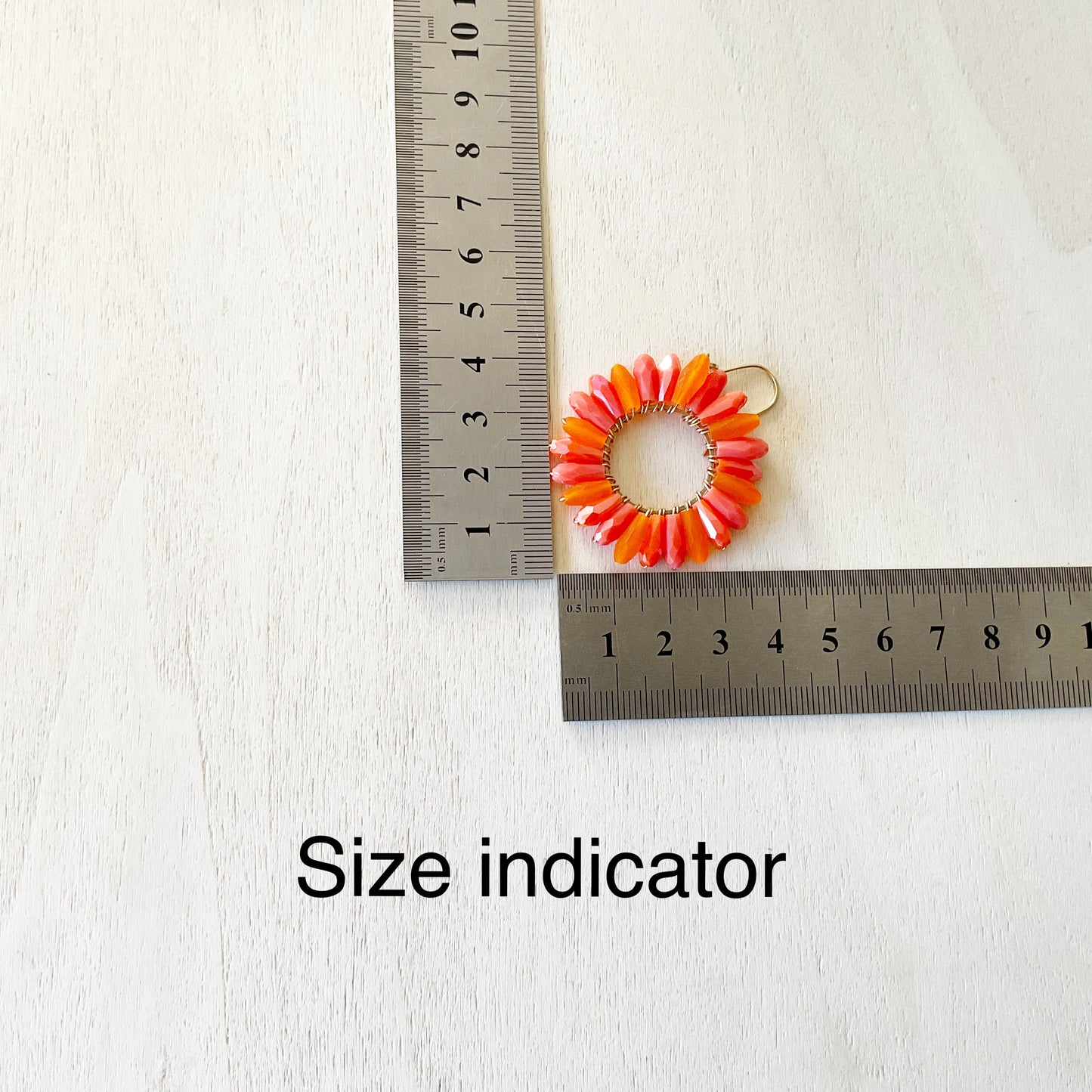 Colour Pop Hoops - Tangerine
