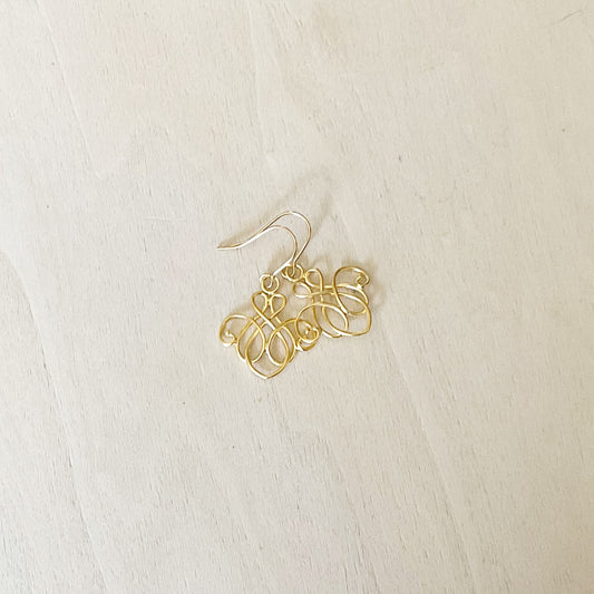 Curves Earring Set - Gold