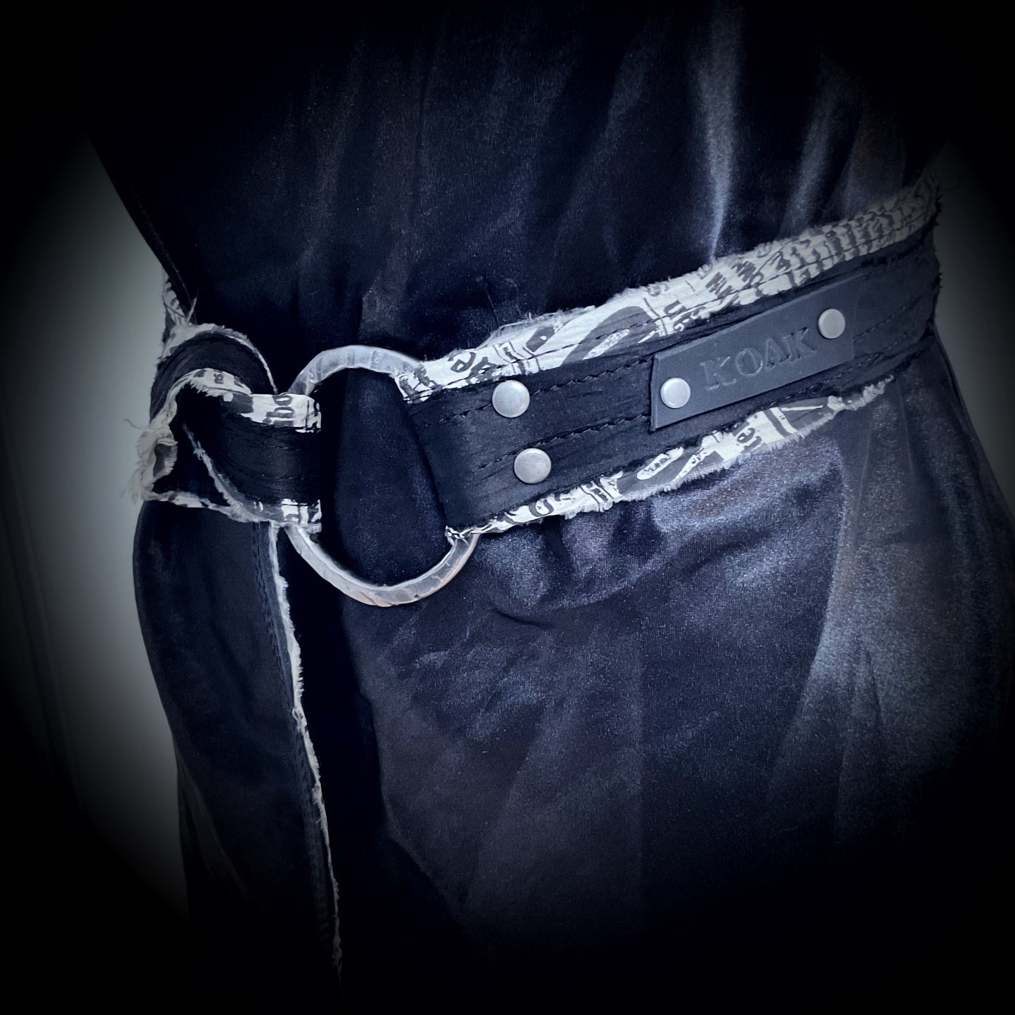 Elodi Belt - Rags To Riches Newsprint