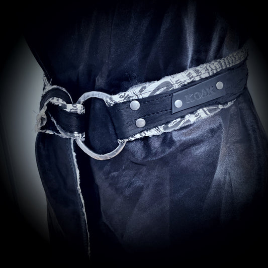 Elodi Belt - Rags To Riches Newsprint