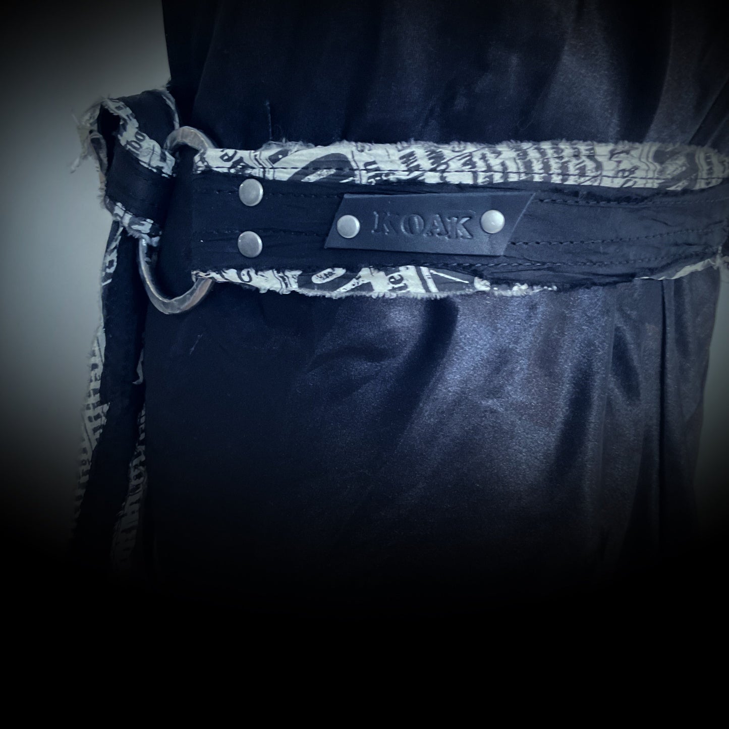 Elodi Belt - Rags To Riches Newsprint