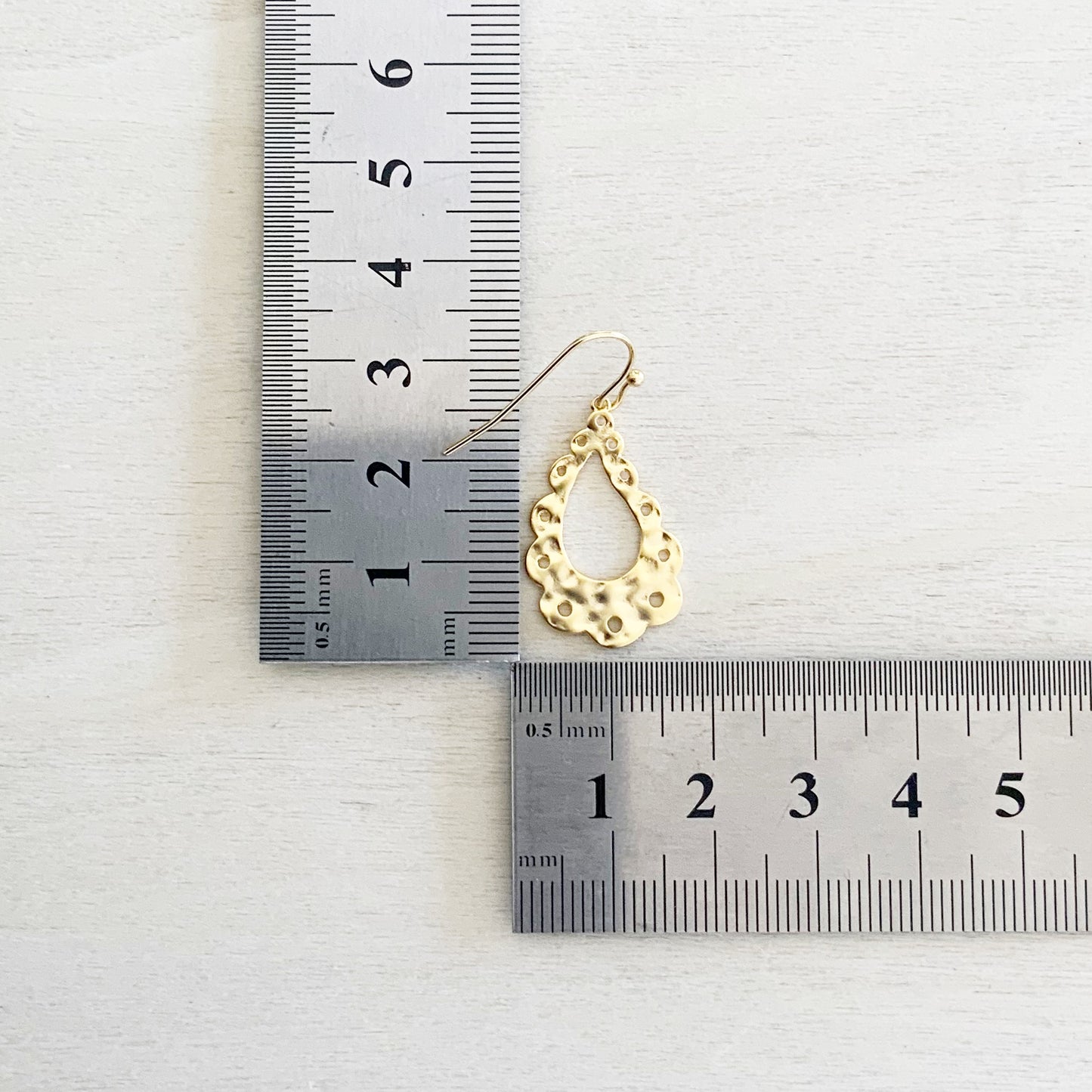Curvy Teardrop Earring Set - Gold