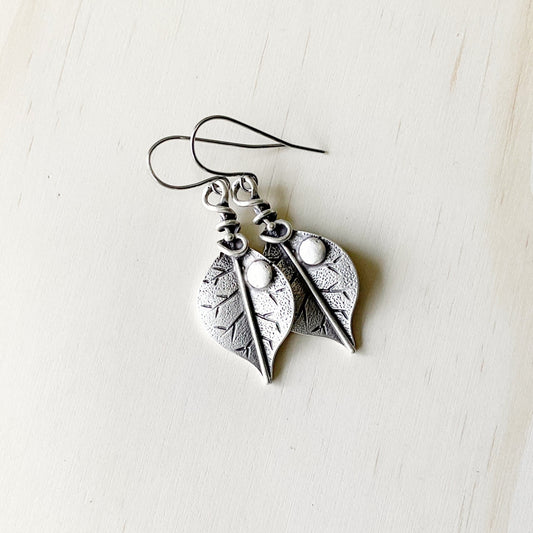 Boho Leaf Earring Set