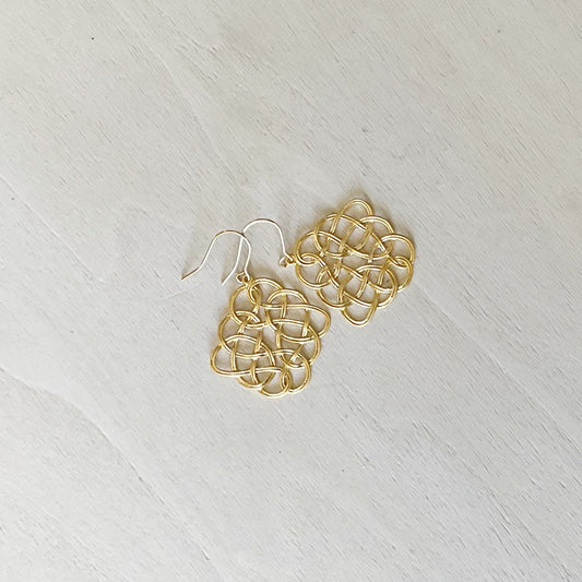 Swirls Earring Set - Gold