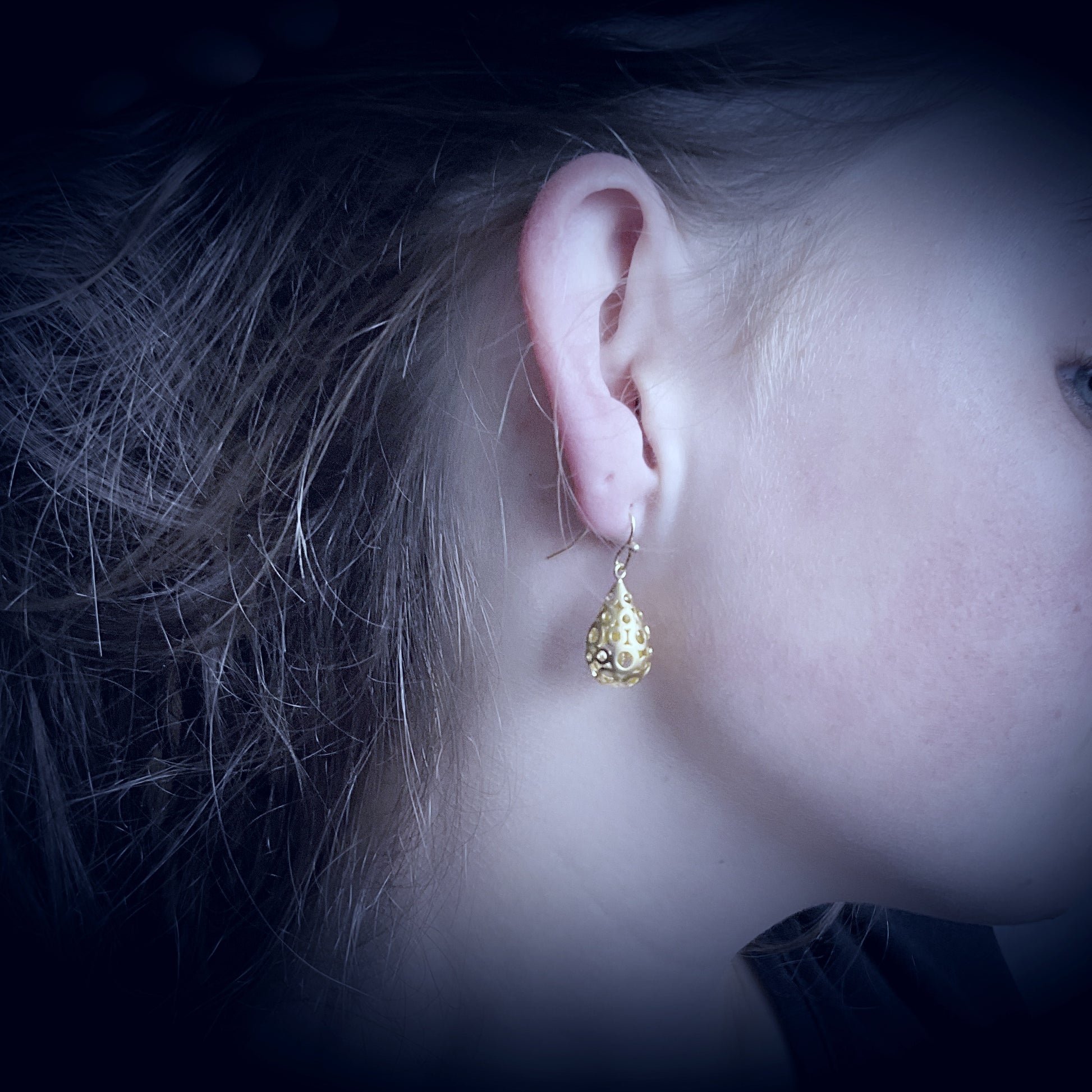 Bulb Drop Earring Set - Matte Gold - The Sister Label