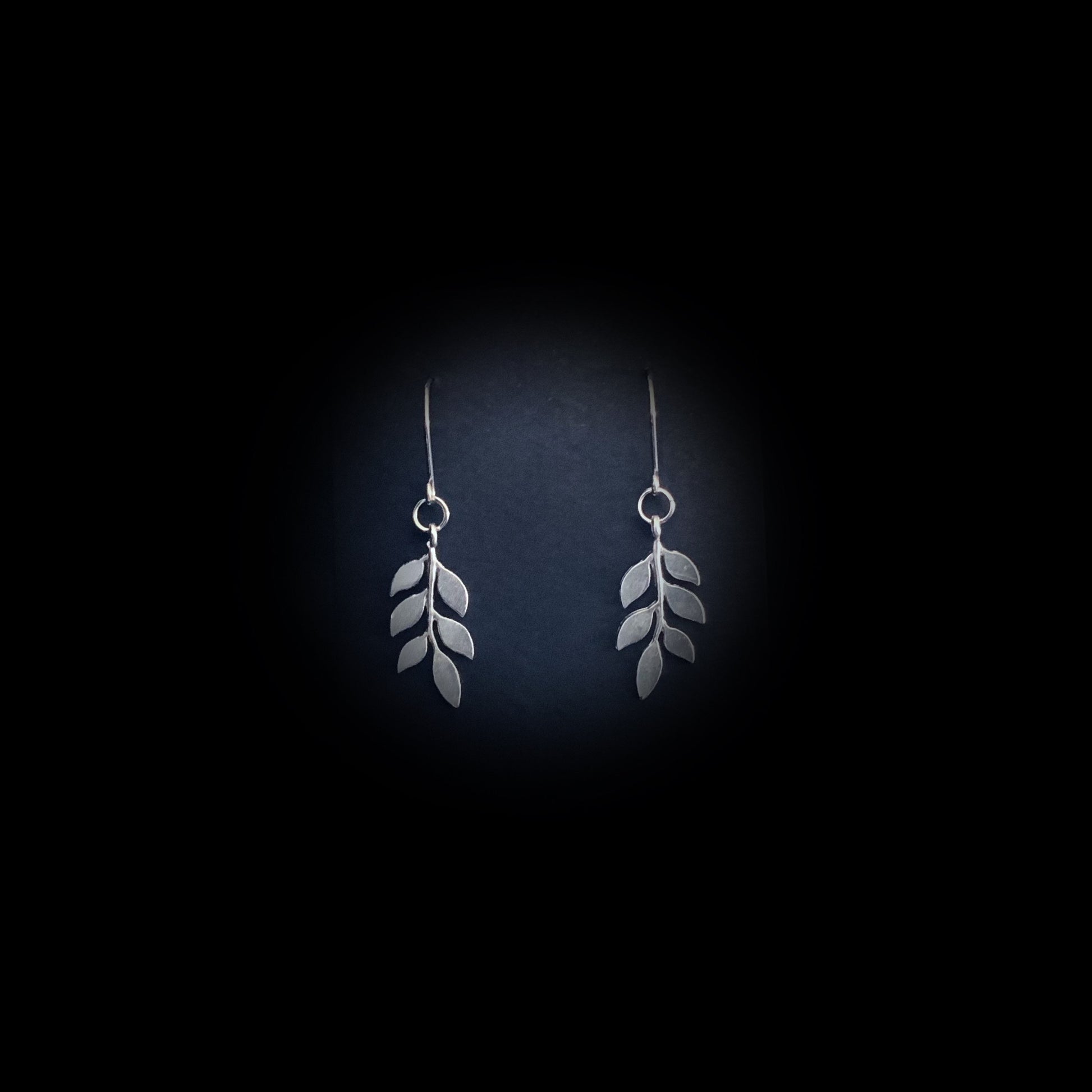 Springtime Leaf V2 Earring Set - Platinum Silver - The Sister Label
