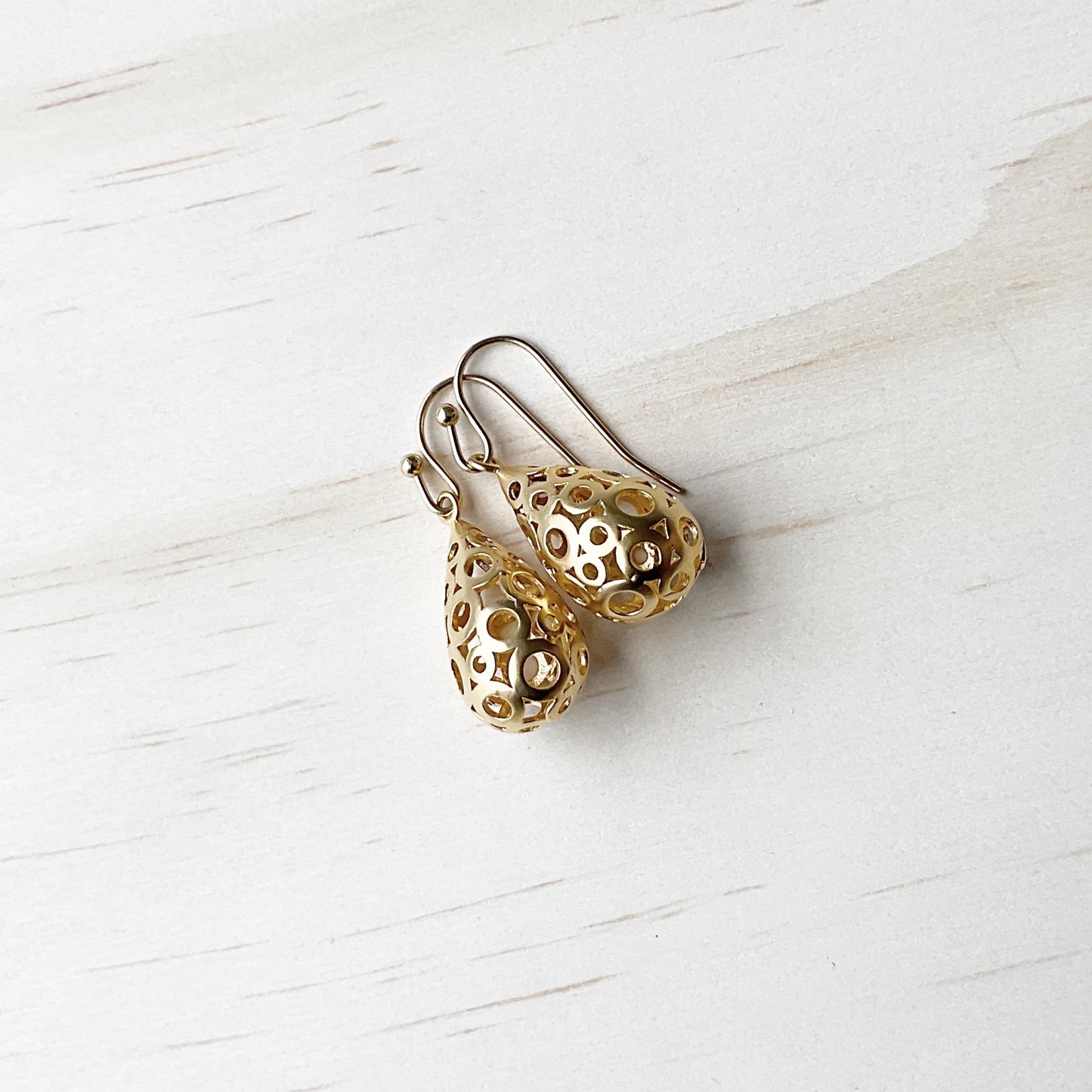 Bulb Drop Earring Set - Matte Gold - The Sister Label