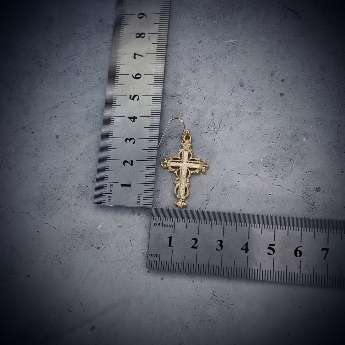 Lord of Love Gold Earring Set - Cross / Crucifix - The Sister Label