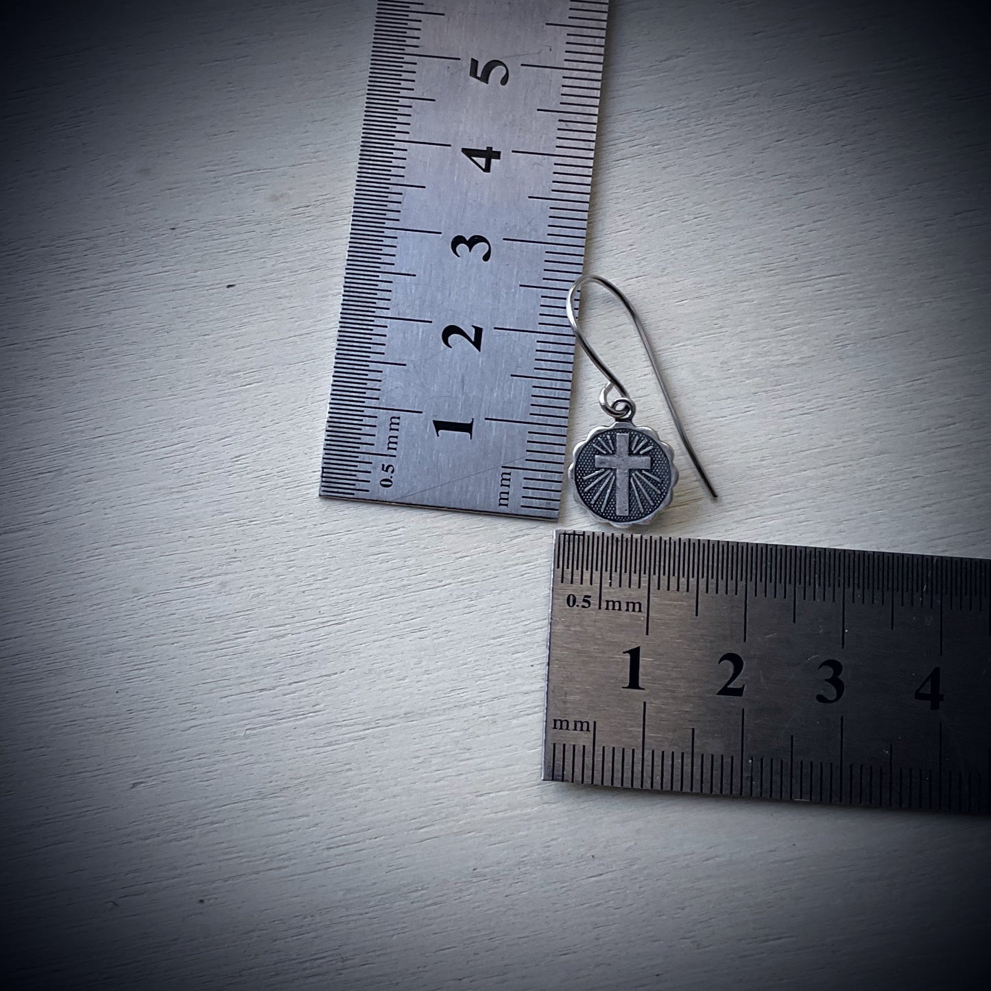 Vintage Bliss Earring Set - Cross Medallions - The Sister Label