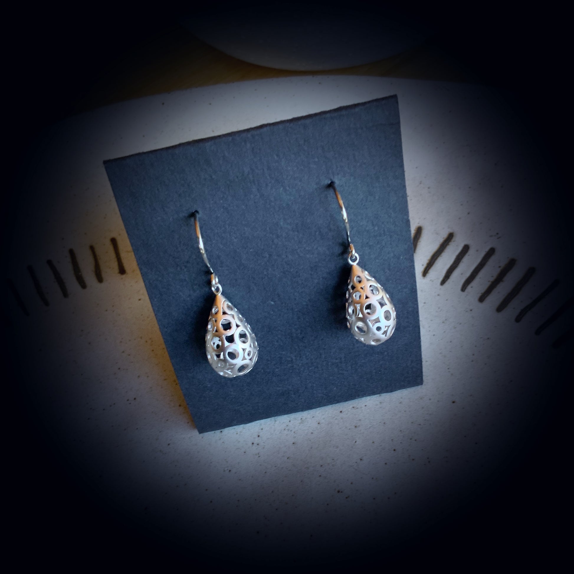 Bulb Drop Earring Set - Matte Silver - The Sister Label