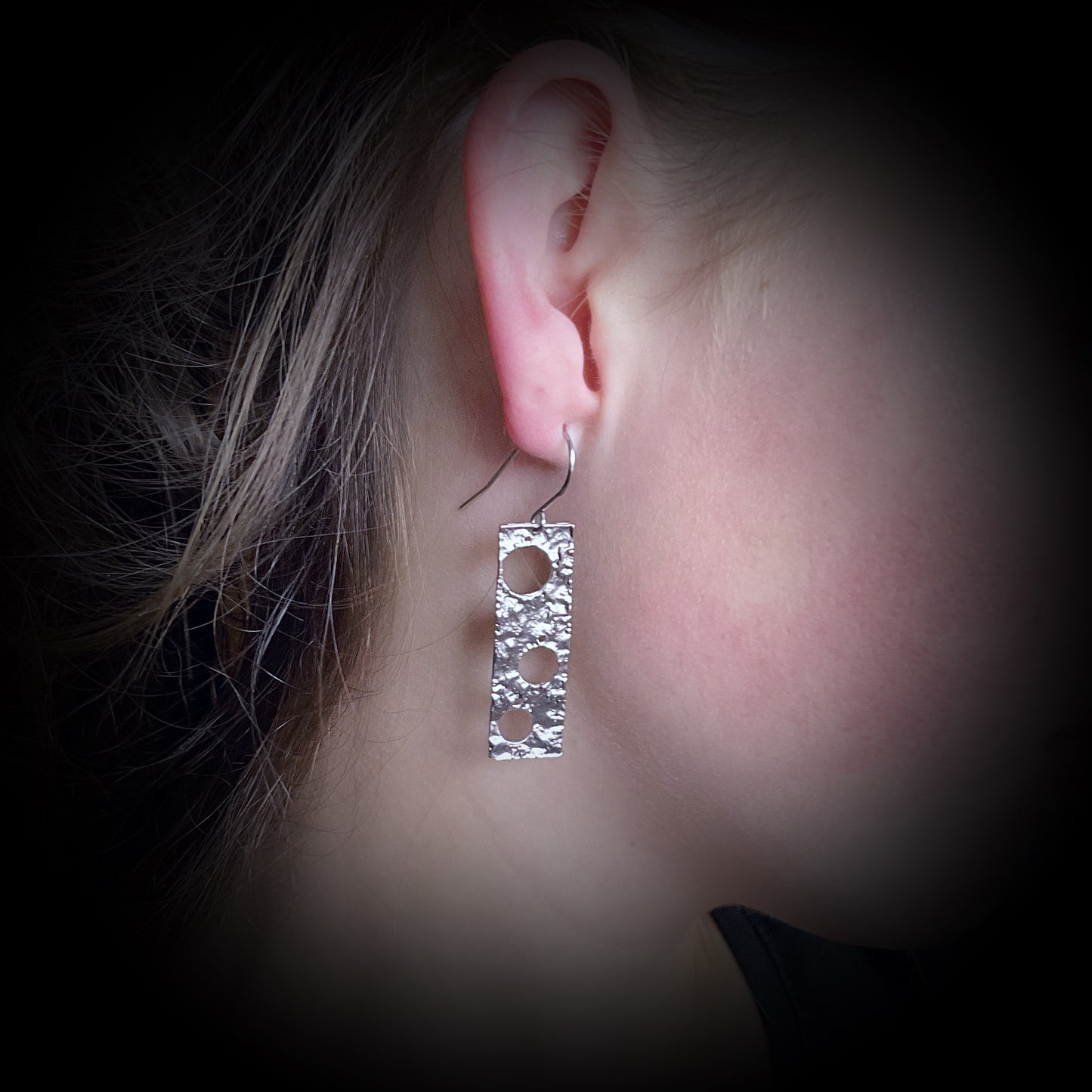Hannah Earring Set - Platinum Silver - The Sister Label