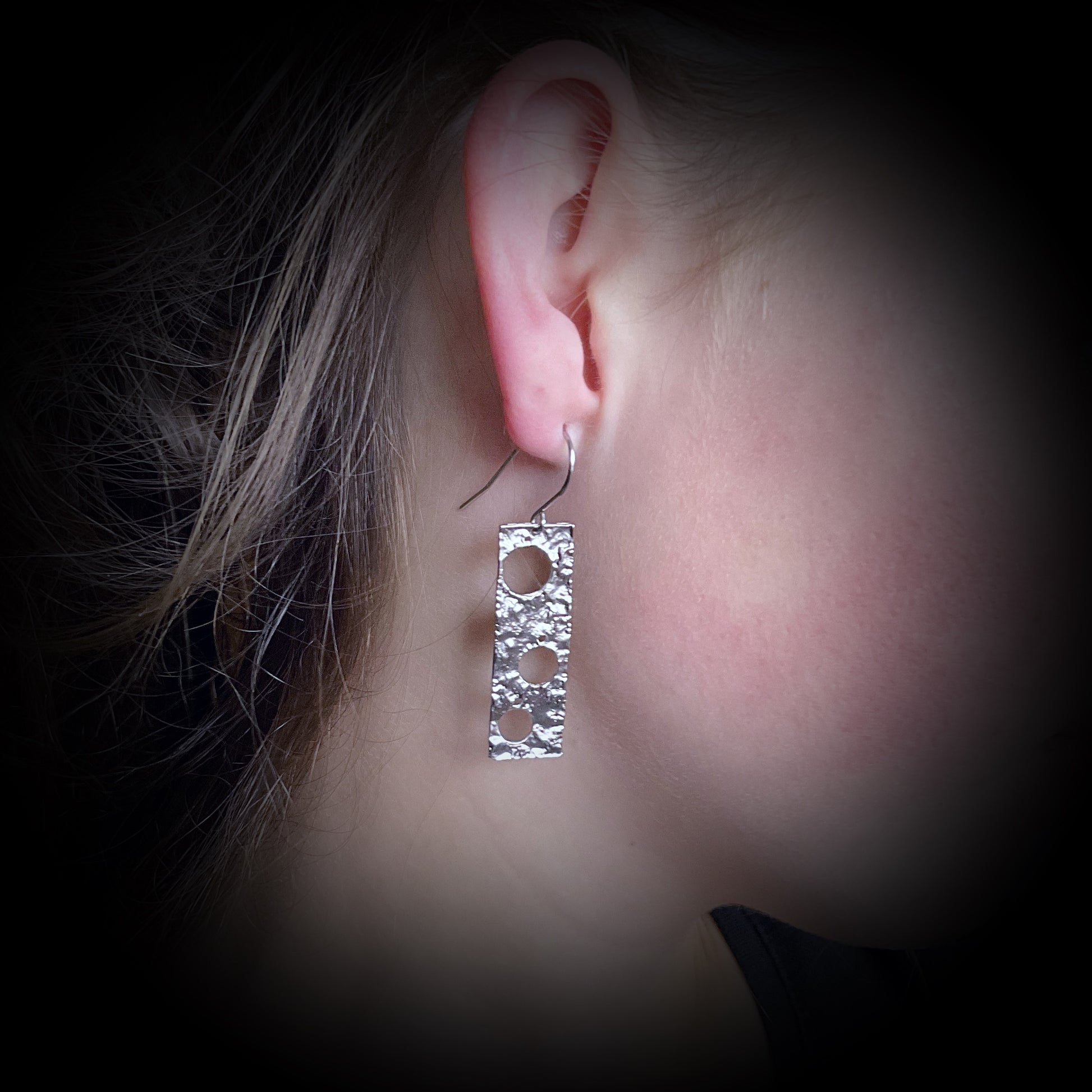 Hannah Earring Set - Platinum Silver - The Sister Label