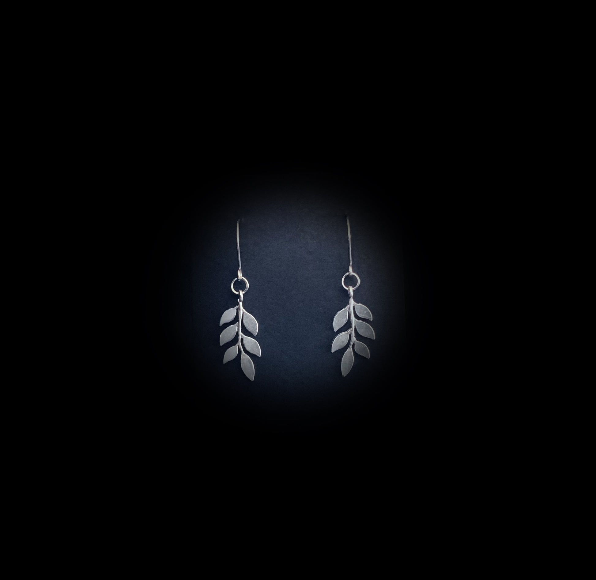 Springtime Leaf V2 Earring Set - Platinum Silver - The Sister Label