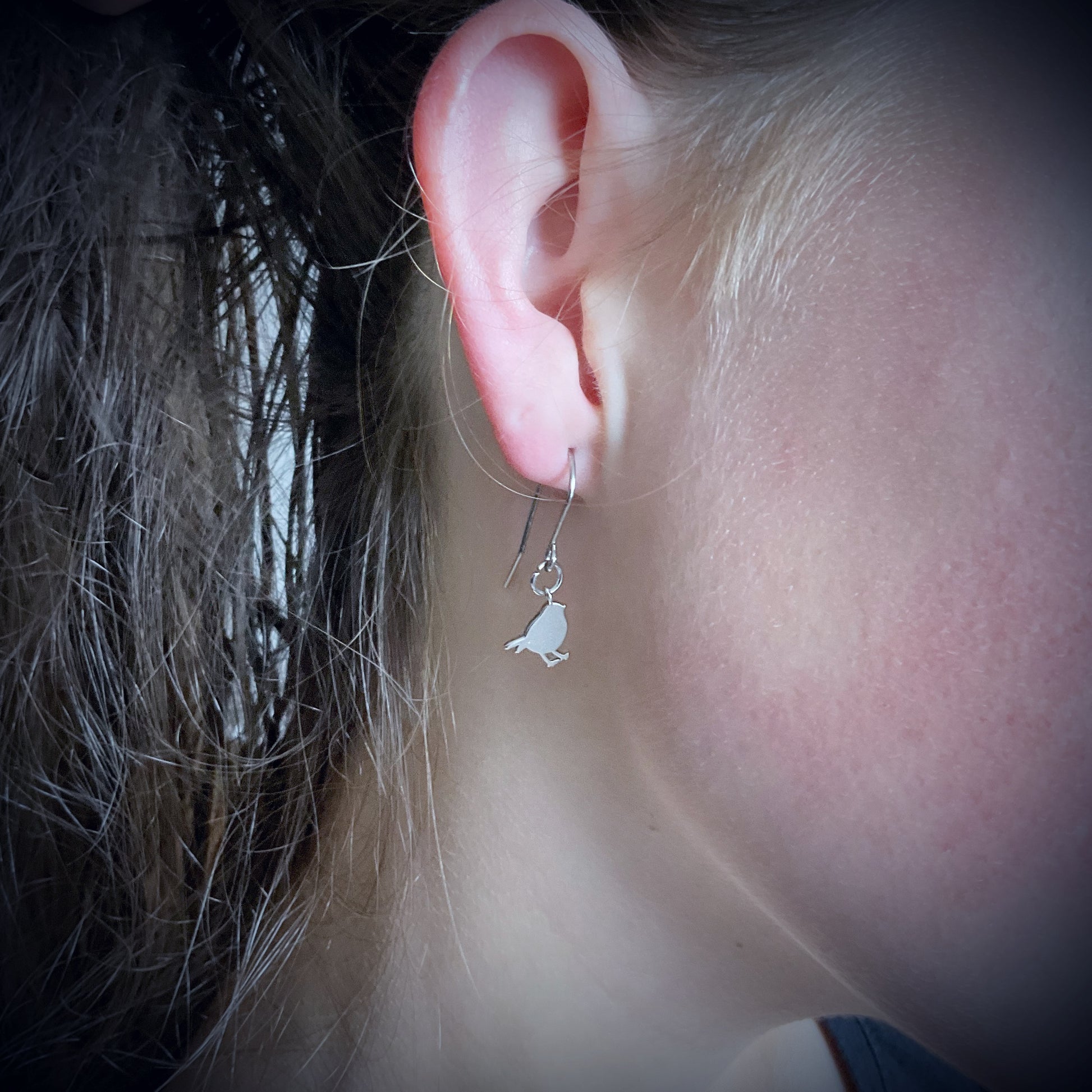 Swallow Bird Earring Set - Platinum Silver - The Sister Label
