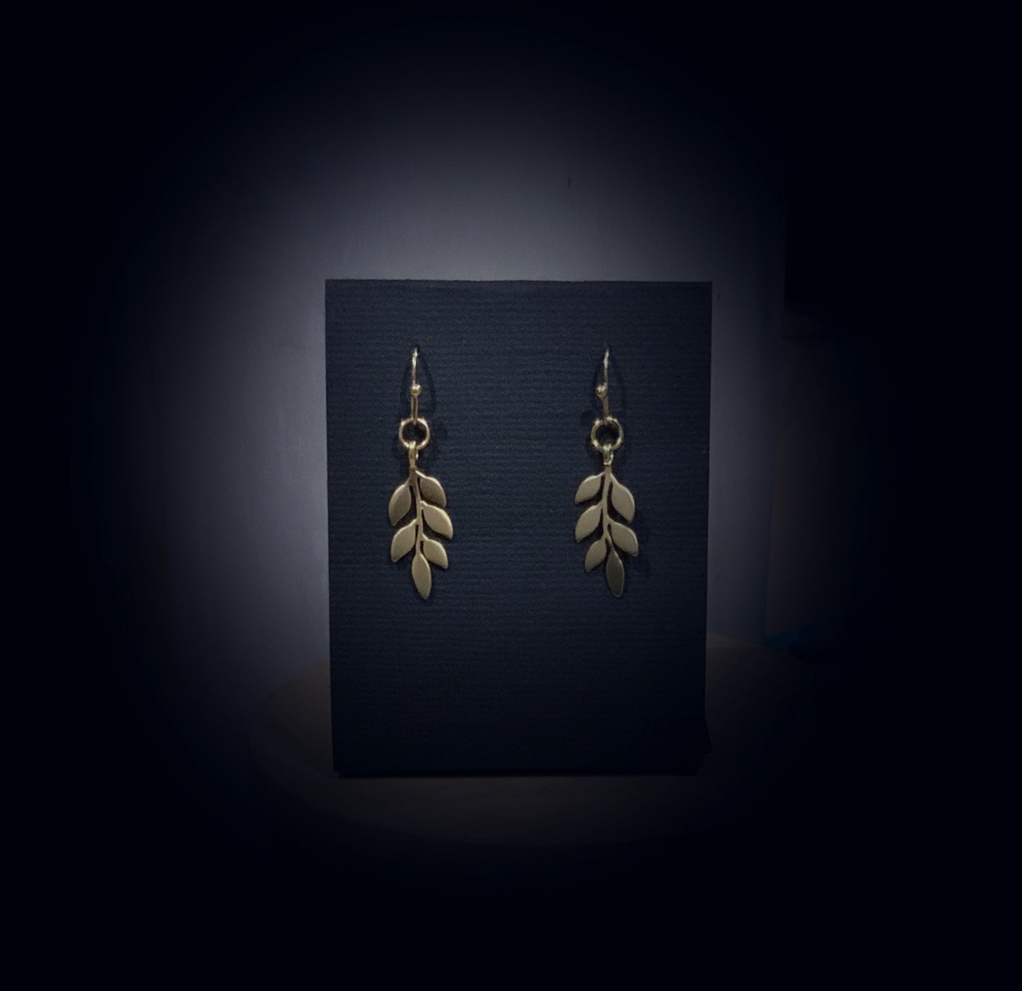 Springtime Leaf V2 Earring Set - Matte Gold - The Sister Label