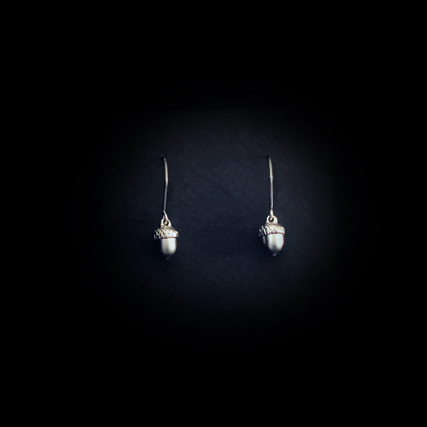 Teeny Tiny Acorn Earring Set - Platinum Silver - The Sister Label