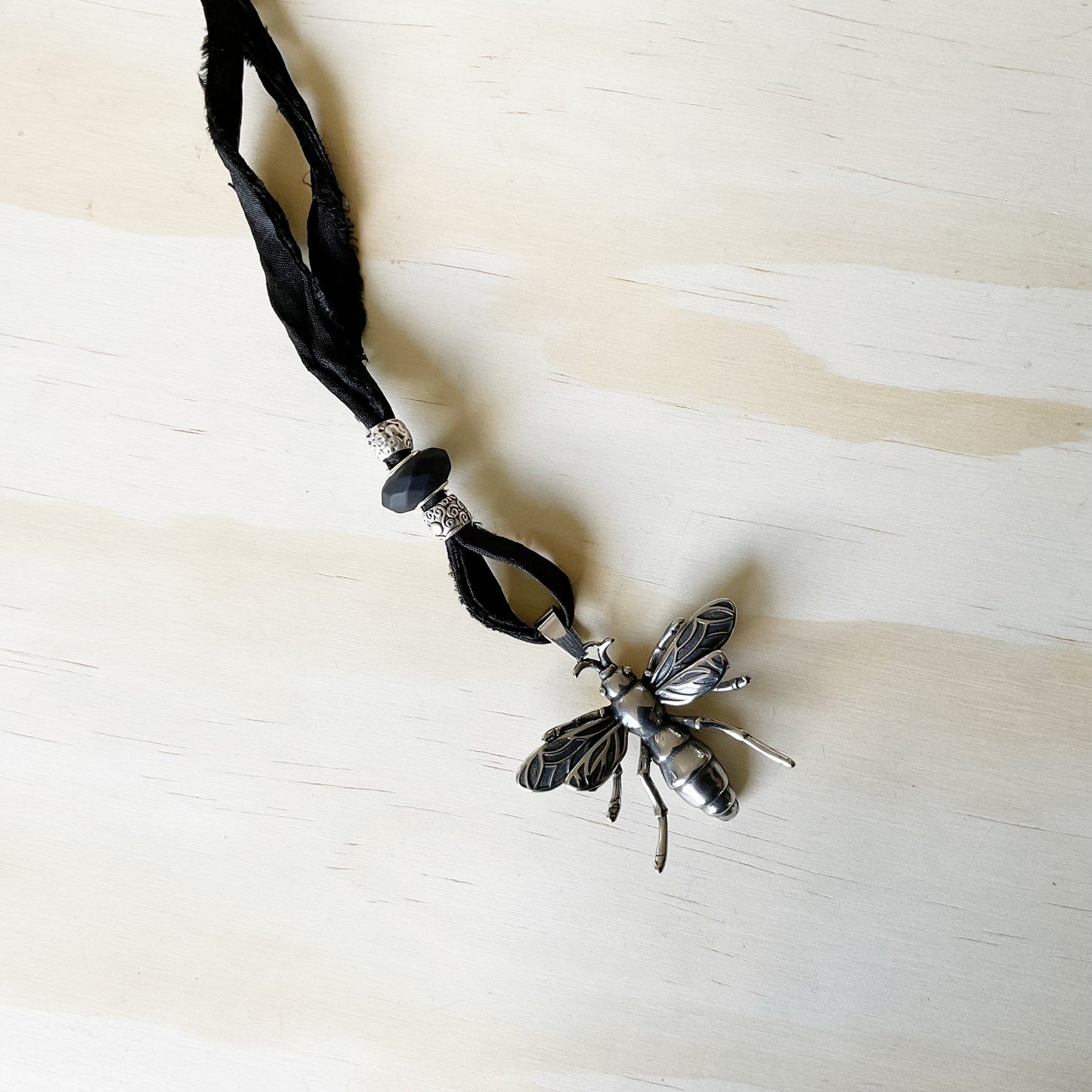 Oversized Boho Bumble Bee Necklace