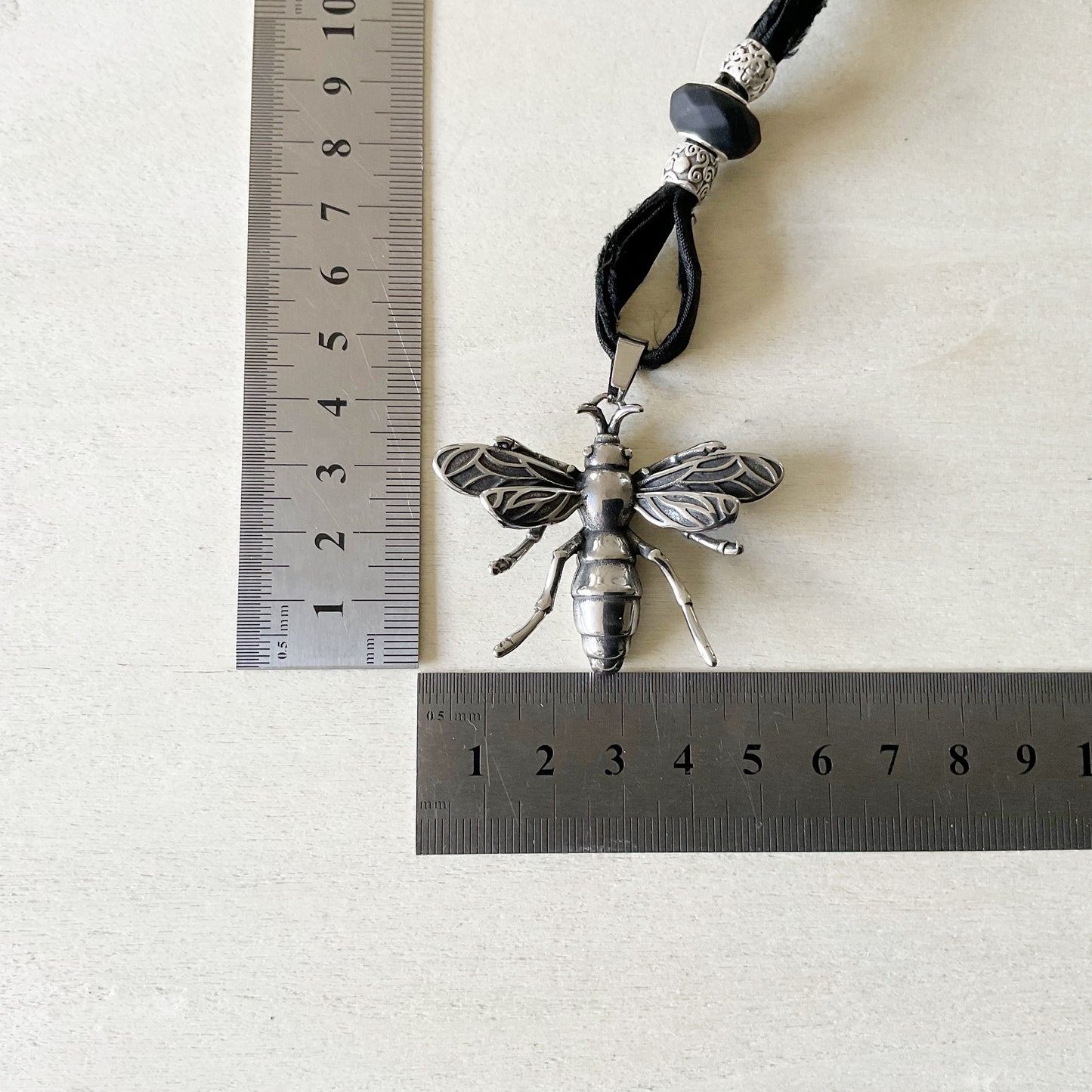Oversized Boho Bumble Bee Necklace