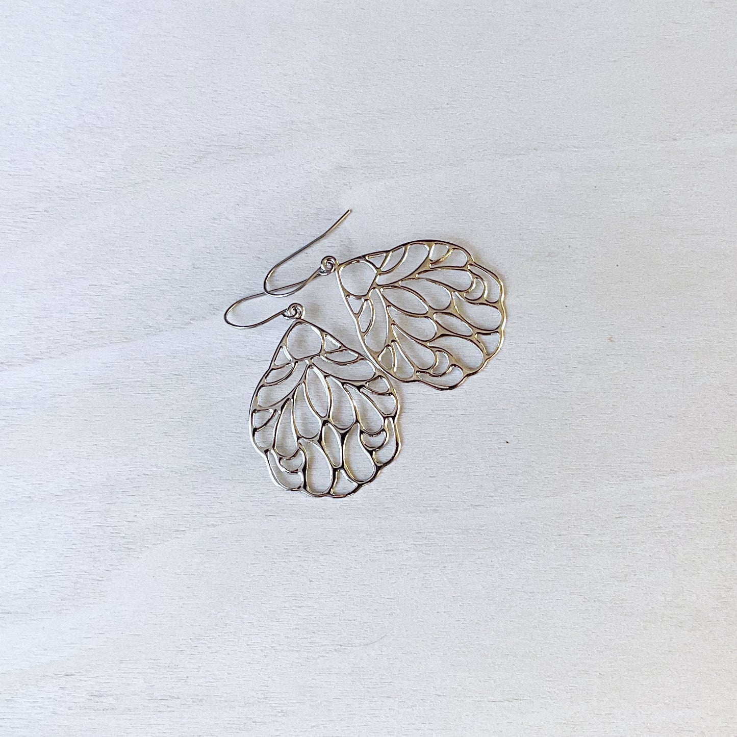 Teardrop V3 Earring Set - Platinum Silver