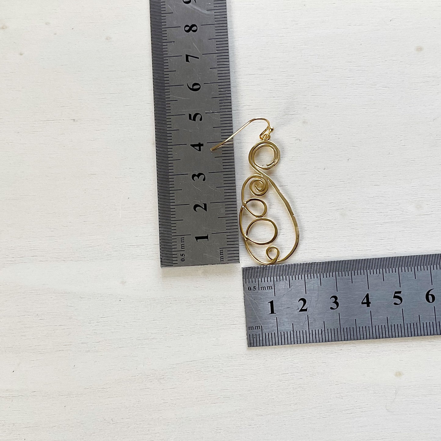 Curly Sue Earring Set - Matte Gold