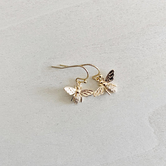 Bumblebee Gold Earring Set V2