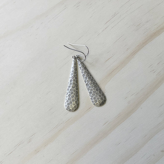 Vintage Bliss Hammered Drop Earring Set