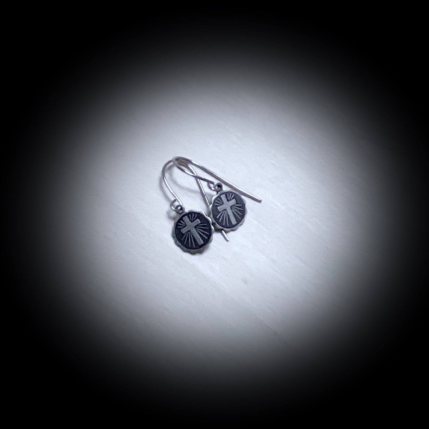 Vintage Bliss Earring Set - Cross Medallions - The Sister Label