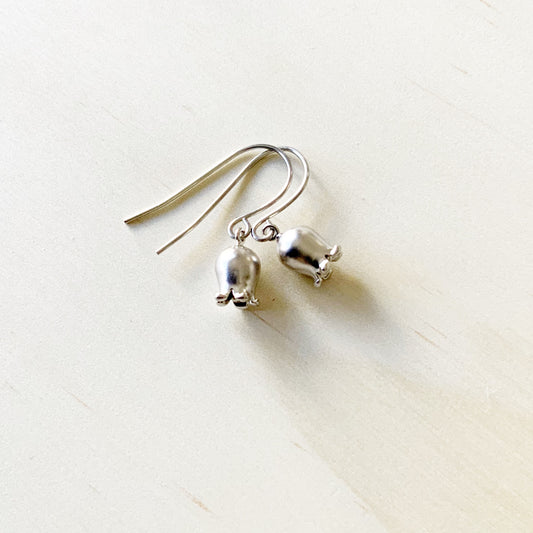 Tulip Earring Set - Platinum Silver - The Sister Label