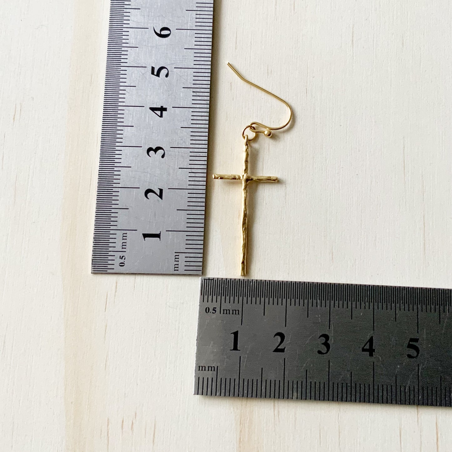 Lord of Love Gold Earring Set - Cross / Crucifix V2