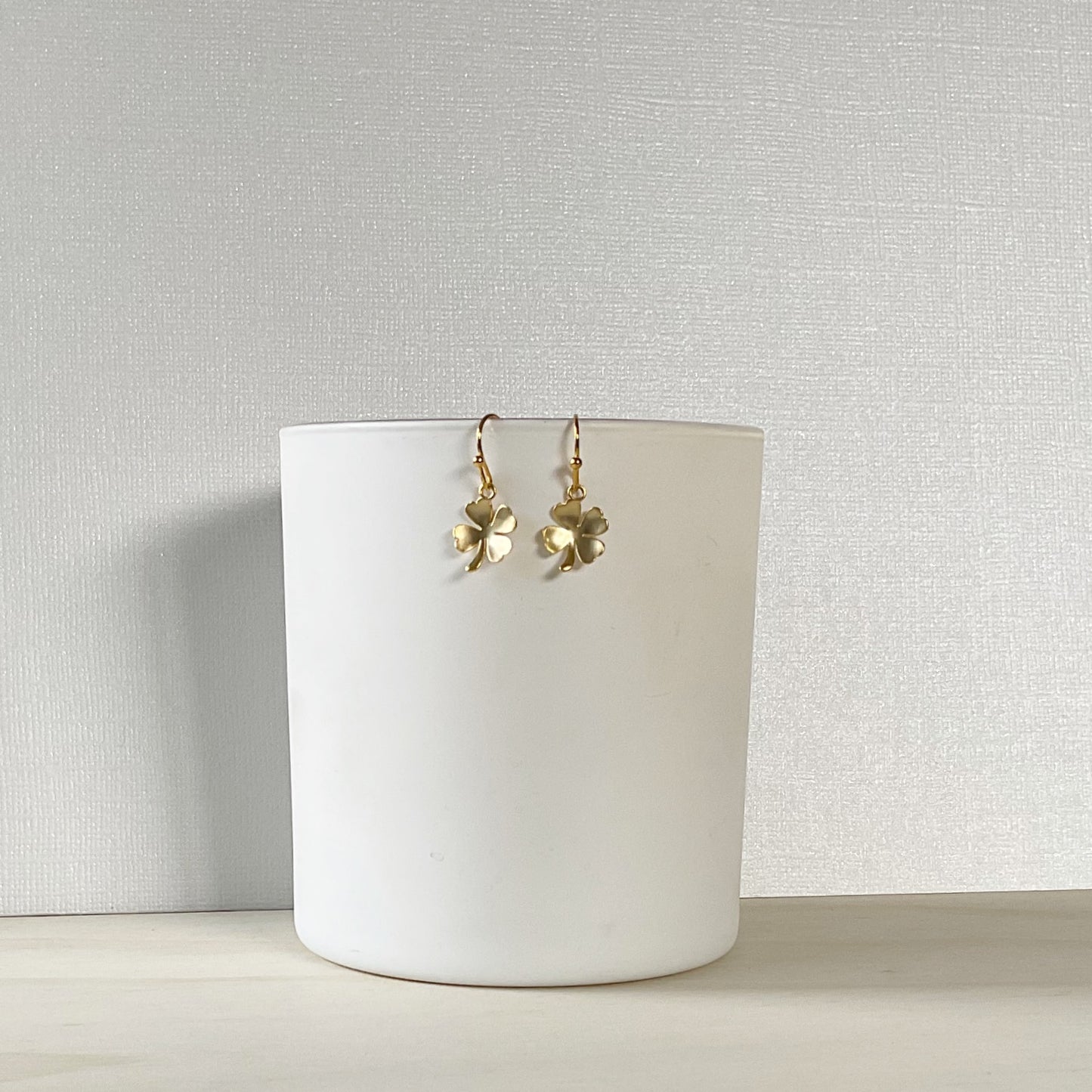 4 Leaf Clover Earring Set - Matte Gold - The Sister Label