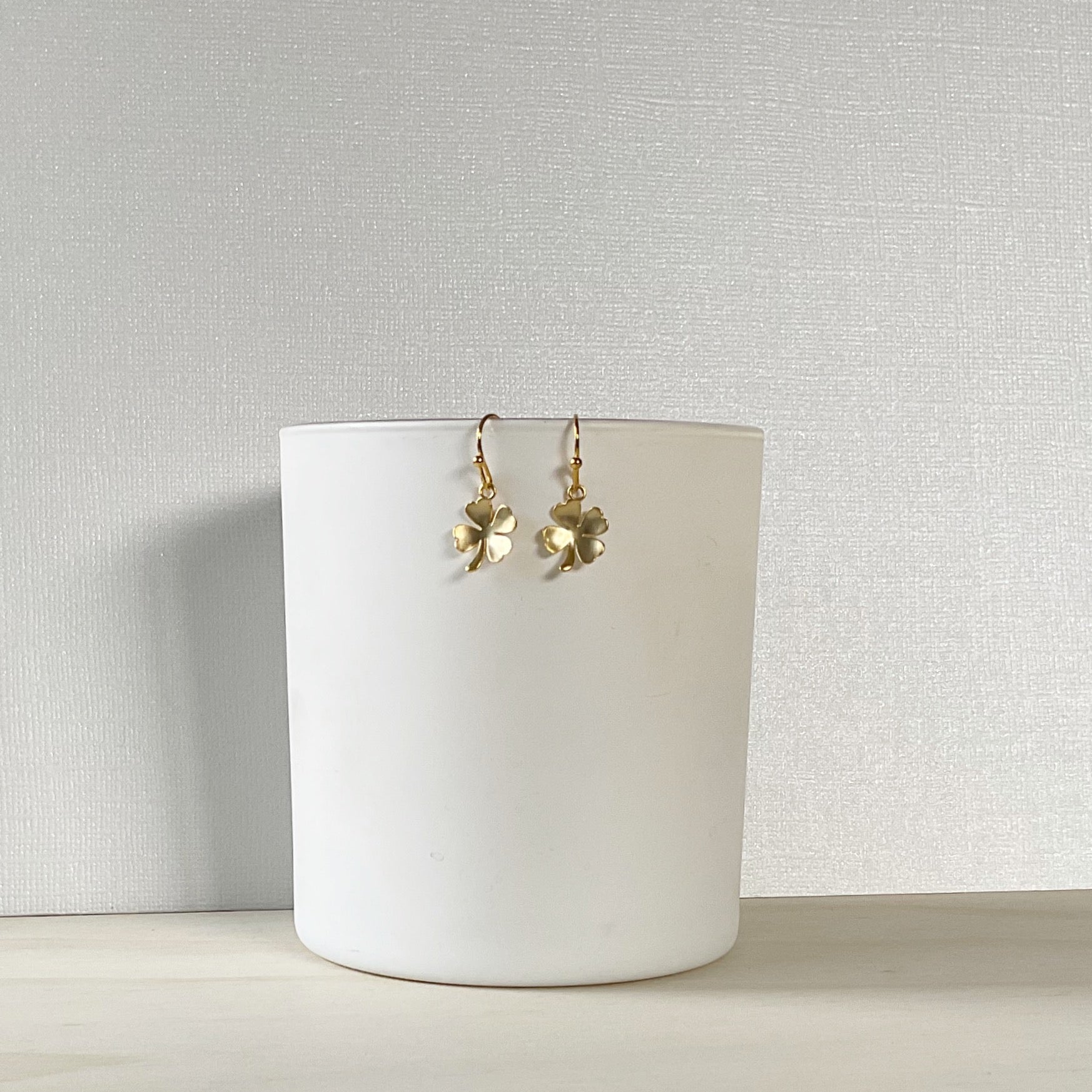 4 Leaf Clover Earring Set - Matte Gold - The Sister Label