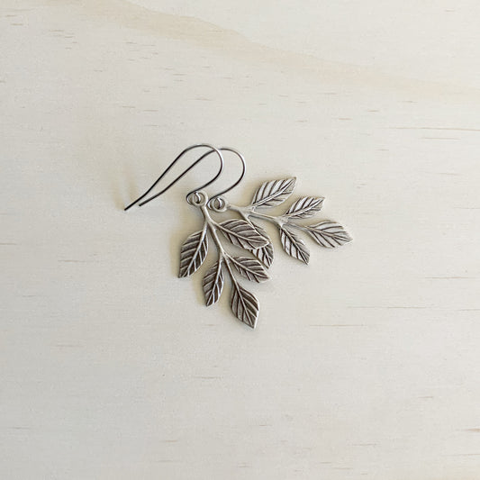 Vintage Leaf Earring Set - The Sister Label